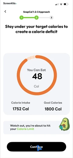 SnapCal AI onboarding UI screen 6