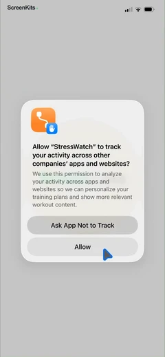 StressWatch- AI Stress Monitor permissions UI screen 2