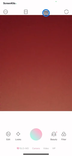 Ulike - Define trendy selfie mobile app UI screen 7