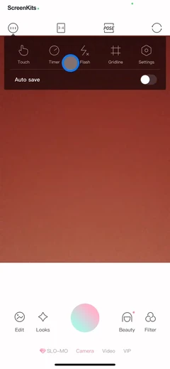 Ulike - Define trendy selfie mobile app UI screen 5